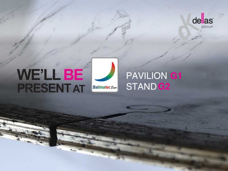 Indicazione della posizione in fiera a Batimatec: Padiglione G1, Stand G2