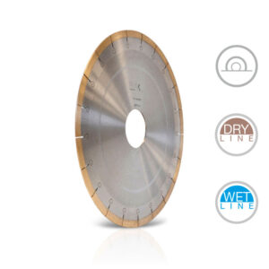 Segmented diamond cutting disc