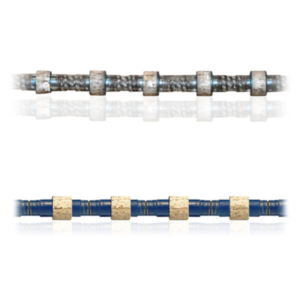 Stationary diamond wire