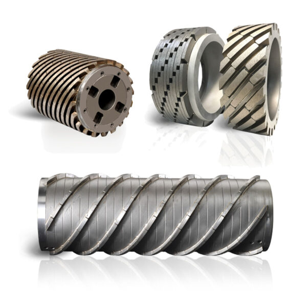 Diamond calibrating roller
